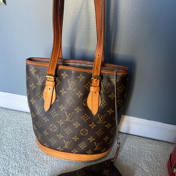 Louis Vuitton Dark Brown and Tan Monogram Tote - Picture 1 of 10